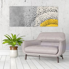 Tablou - pictură abstractă de plajă N⁰3 (120x50 cm)