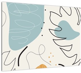 Tablou - Ilustrație de frunze (70x50 cm)