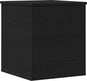 vidaXL Cutie de depozitare Stejar Negru 40 x 42 x 46 cm Lemn compozit