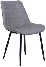 Set 2 buc. scaune pentru sufragerie Morose (gri). 1009937