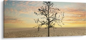 Tablou - Copac în deșert (120x50 cm)