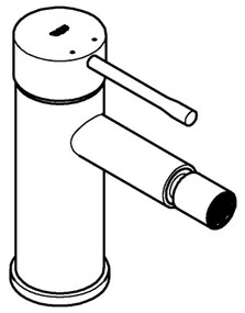 GROHE Baterie pentru bideu ESSENCE DN 15, crom lucios - 32934001