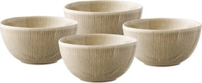 Boluri mici bej 4 buc. pentru supă din gresie 1 l – House Nordic