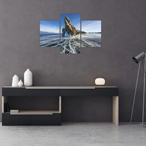 Tablou cu piatra înghețată (90x60 cm)