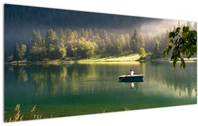 Tablou cu lac (120x50 cm), în 40 de alte dimensiuni noi