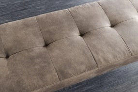 Bancheta tapitata design modern Boutique 100cm, taupe