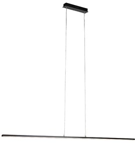 Lampă suspendată modernă neagră 150 cm cu LED - Banda