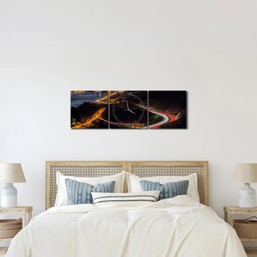 Tablou - Golden Gate Bridge (cu ceas) (90x30 cm)