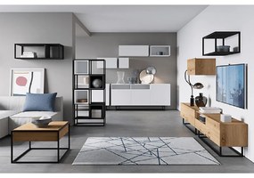 Comoda, grafit/negru, SPRING EK120 Comoda, stejar artisan/negru, SPRING EK120