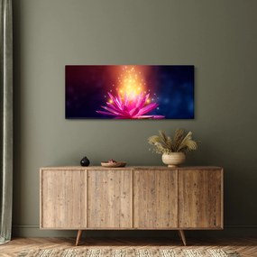 Tablou cu lotus pe apă (120x50 cm)