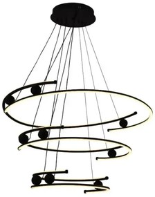 Lustră LED dimabilă pe cablu LED/170W/230V 3000-6500K + telecomandă