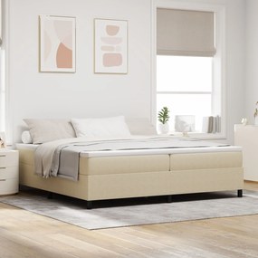 vidaXL Pat Box Spring cu saltea verde deschis și gri, 200 x 200 cm, catifea