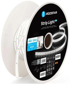 Aigostar - Bandă LED 250 W, 230 V, 50 m, 6500 K, IP65