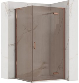 Cabina dus REA Hugo 90x90 Copper Brush