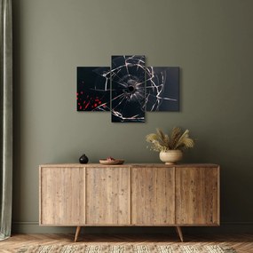 Tablou abstract - sticla spartă (90x60 cm)