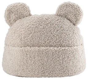 Pernă decorativă pentru copii maro deschis din țesătură bouclé Teddy Pouch – Wigiwama
