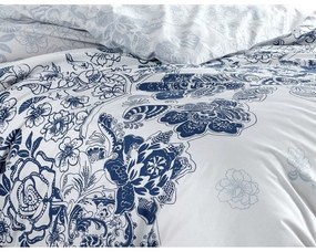 BedTex Lenjerie de pat din bumbac Armina albastru, 220 x 200 cm, 2 bucăți 70 x 90 cm, 220 x 200 cm, 2 buc. 70 x 90 cm