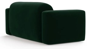 Canapea verde-închis cu tapițerie din catifea 180 cm Strino – Cosmopolitan Design