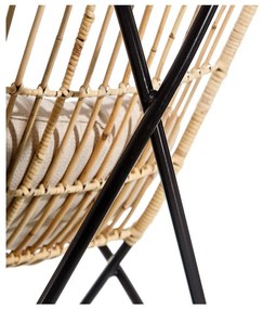 Fotoliu în culoare naturală țesut – Ixia