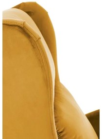 Fotoliu reglabil RELAXA, galben