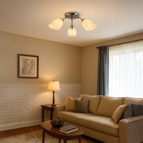 Lustră aplicată PORTOS 3xE14/10W/230V, crom lucios