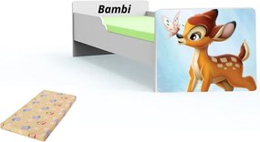 Pat tineret Bambi cu saltea inclusa