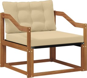 vidaXL Set de canapele de exterior Lemn solid de Acacia și Textilene