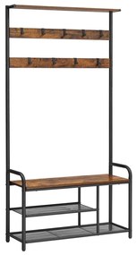 Cuier de podea NAVOR maro/negru