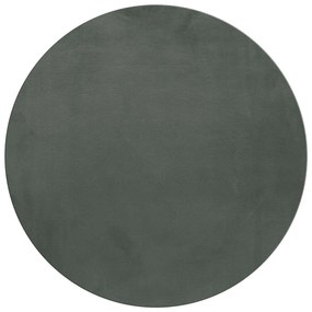 Covor verde lavabil rotund ø 160 cm Pouffy – Ayyildiz Carpets