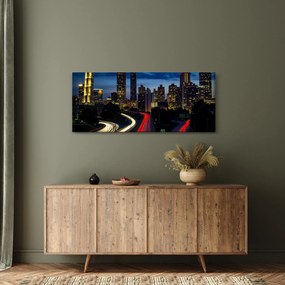 Tablou - Oraș de noapte (120x50 cm)