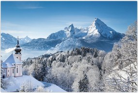 Tablou - O privire asupra peisajului de iarnă (90x60 cm)