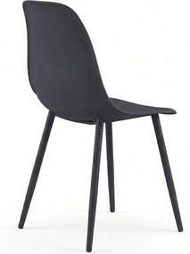 Scaun bucatarie OSAKA plastic, antracit