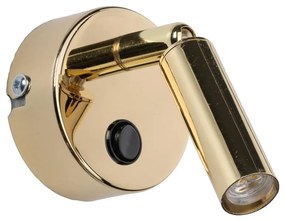 Spot de perete ENZO 1xG9/8W/230V auriu