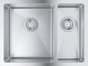 Chiuveta inox Grohe K700U 58.5x44.1 cm 2 cuve orientare stanga
