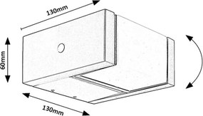 Aplica perete exterior, Protectie IP54 Cubbington