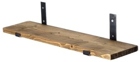 Raft decorativ de perete Dupone 9 (Nuc + negru) . 1093659