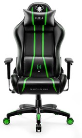 Scaun gaming Diablo X-One 2.0 Normal Size: negru-verde