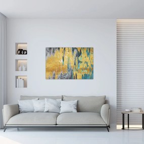 Tablou - Design auriu (90x60 cm)