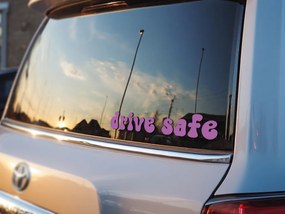 Autocolant pentru oglindă S37 – Drive safe