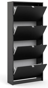 Pantofar negru cu deschidere înclinată Shoes – Tvilum