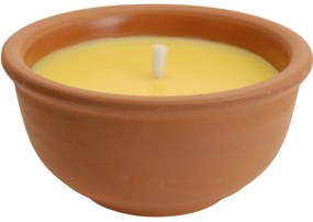 Lumânare repelentă Citronella, în recipient  ceramic, 123 grame
