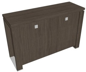 Dulap mic Verno+ 140 x 46 x 90 cm, stejar antracit