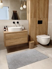 Covor modern de spălat POSH shaggy gri, antiderapant, gros