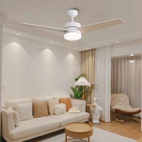 Immax NEO 07284L - Ventilator de tavan LED+CCT reglabil VARIABLE 24W/230V Wi-Fi Tuya+telecomandă