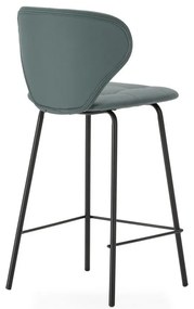 Scaune de bar verde 2 buc. (înălțime șezut 67 cm) Maura – Marckeric