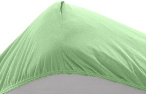 Cearsaf impermeabil JERSEY 70x140 cm, verde