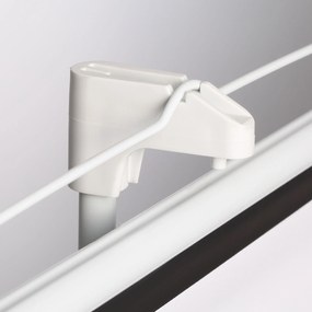 HOMCOM Ecran de Proiecție 84 inch cu Stativ, Suprafață de Proiecție 4:3, Pliabil și Reglabil pe Înălțime, 171x128 cm, Alb | Aosom Romania