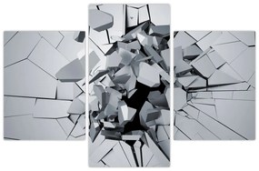 Tablou abstracție 3D (90x60 cm)