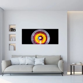 Tablou cu lumini în cerc (120x50 cm), în 40 de alte dimensiuni noi