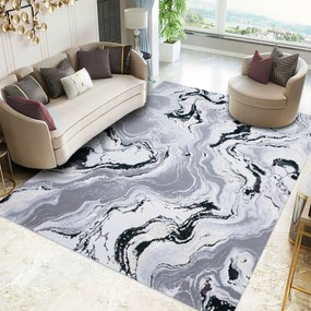 Covor Modern Living, Dormitor Dreptunghiular Royal River 7367A Verde Smarald (Alege dimensiunea: 100 x 200)